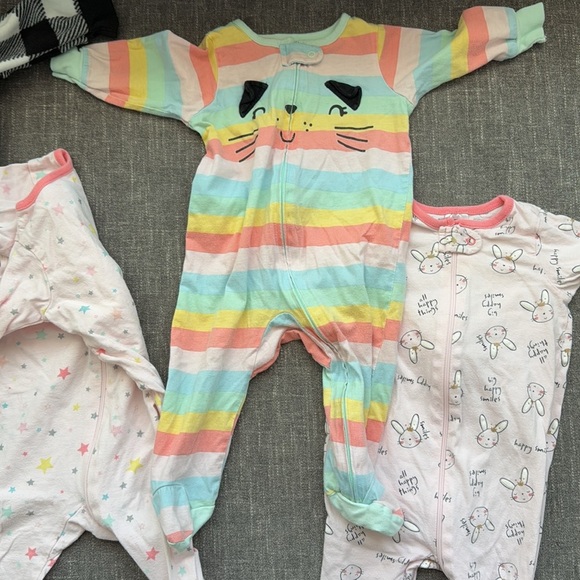 3 month baby footed sleeper pajama bundle - Picture 3 of 13